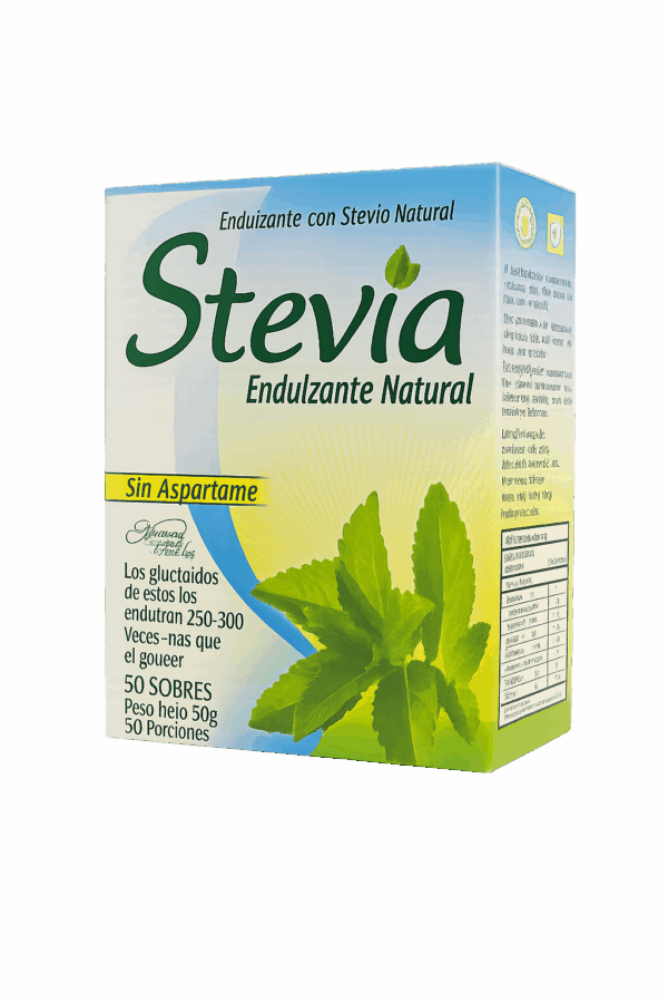 🍃 Stevia en Sobres 50 Unidades – Endulzante Natural | Natural Freshly