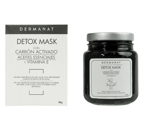 🖤 Detox Mask con Carbón Activado | Dermanat