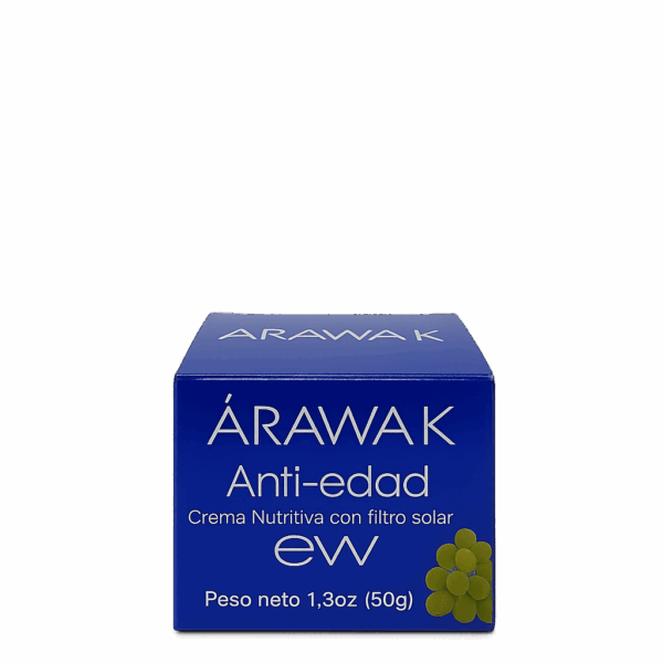 Arawak Anti-edad – Crema Nutritiva con Filtro Solar (50g)