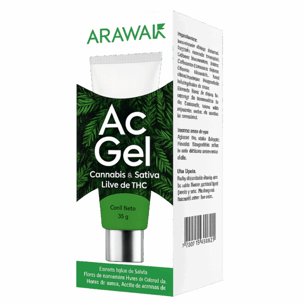 Arawak AC Gel – Cannabis Sativa Live de THC