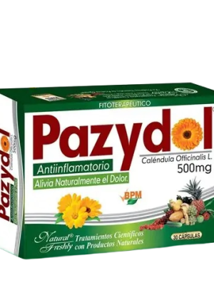 🌿 Pazydol 500 mg – Natural Freshly - 30 Caps