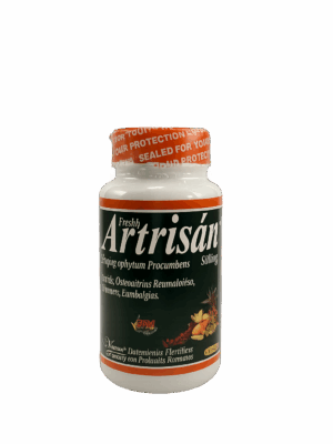 🟢 Artrisán Natural Freshly – 500 mg · 50 cápsulas