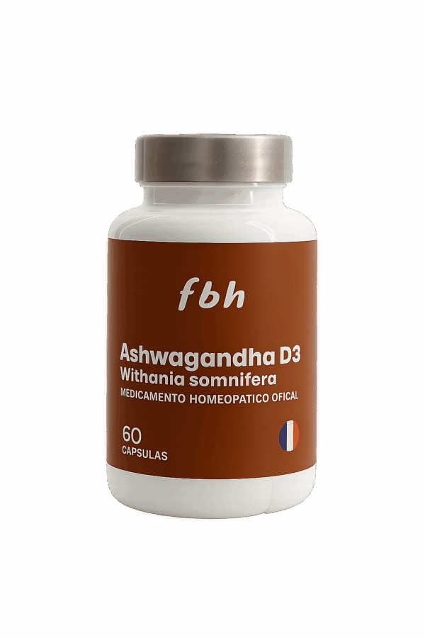 🟤 Ashwagandha D3 – Laboratorio Jaquin de Francia 🇫🇷 60 Caps
