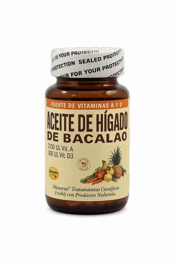 🐟 Aceite de Hígado de Bacalao – Natural Freshly