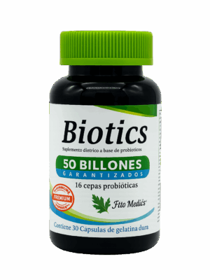 🦠 Biotics 50 Billones – Fito Medic’s  (30 Caps)