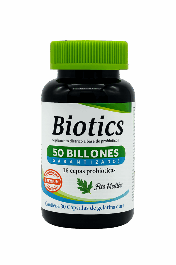 🦠 Biotics 50 Billones – Fito Medic’s  (30 Caps)