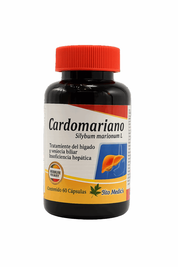 🧡 Cardomariano – Protección Hepática Natural (60 cápsulas)