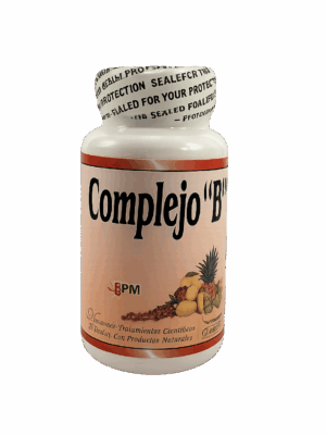 🌟 Complejo B 300 mg – Natural Freshly (50 Capsulas)