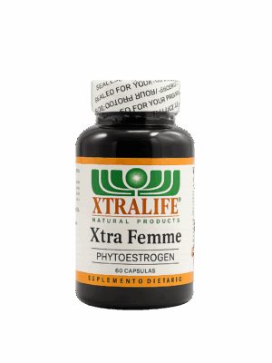 🌸 XTRA FEMME – Phytoestrogen - Xtralife Natural Products - Frasco con 60 cápsulas vegetales