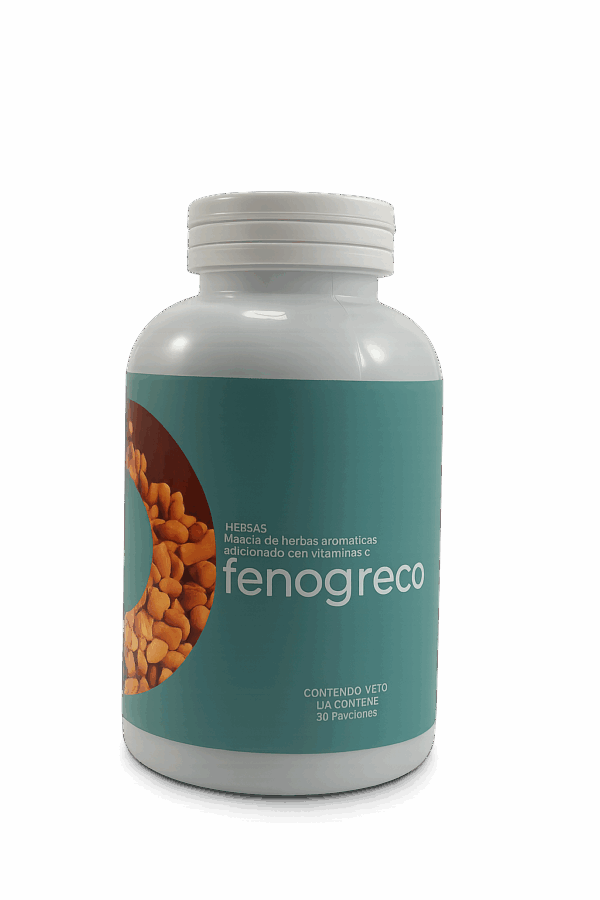 🌟 Fenogreco + Vitamina C – Laboratorio Soluna (90 Tabletas)