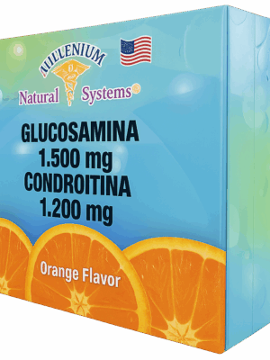 🍊 Glucosamina 1500 mg + Condroitina - Natural Systems - 1200 mg
