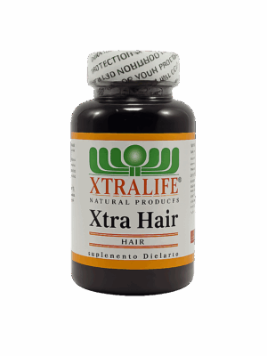 💊 XTRA HAIR – Fortalecimiento Capilar - Xtralife Natural Products - 60 cápsulas por frasco.