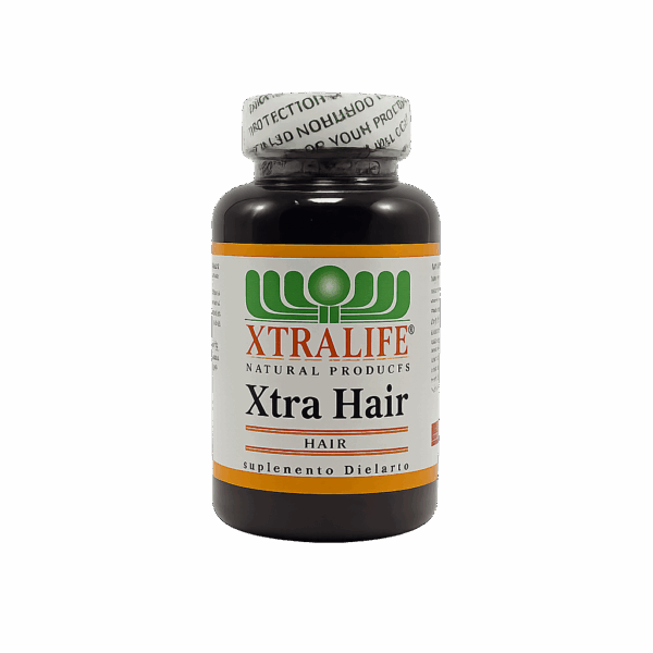 💊 XTRA HAIR – Fortalecimiento Capilar - Xtralife Natural Products - 60 cápsulas por frasco.
