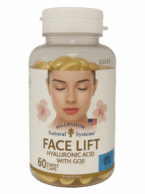 ✨ Natural Systems – Face Lift con Ácido Hialurónico y Goji (60 Twist Caps)