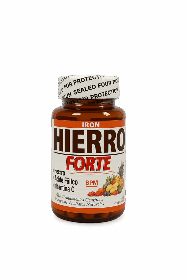 🩸 Hierro Forte – Natural Freshly (50 Capsulas)