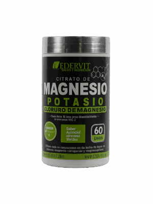 🧪 CITRATO DE MAGNESIO + POTASIO - 60 CÁPSULAS