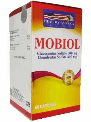 🦴 MOBIOL – Glucosamina + Condroitina - Healthy America - 60 Caps