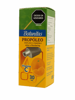🍊 Propóleo con Vitamina C sabor Mandarina – Botanitas
