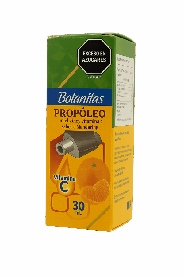 🍊 Propóleo con Vitamina C sabor Mandarina – Botanitas