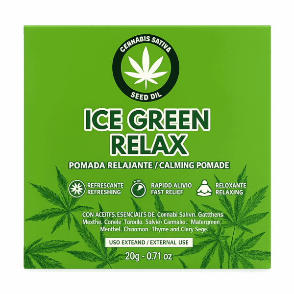 ❄️ Ross D Elen – Ice Green Relax Pomada Relajante 20 g