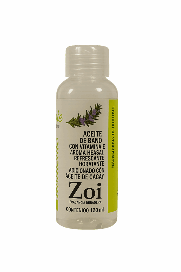 Aceite de Baño de Romero con Vitamina E – Zoi (120 ml)