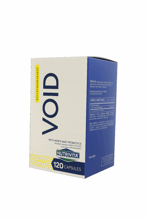 💊 VOID – Detox Natural con Probióticos y Hierbas - Nutrivita -120 cápsulas
