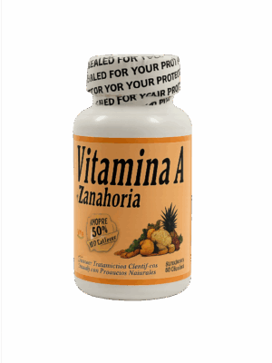 🥕 Vitamina A con Extracto de Zanahoria