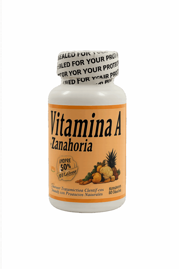 🥕 Vitamina A con Extracto de Zanahoria