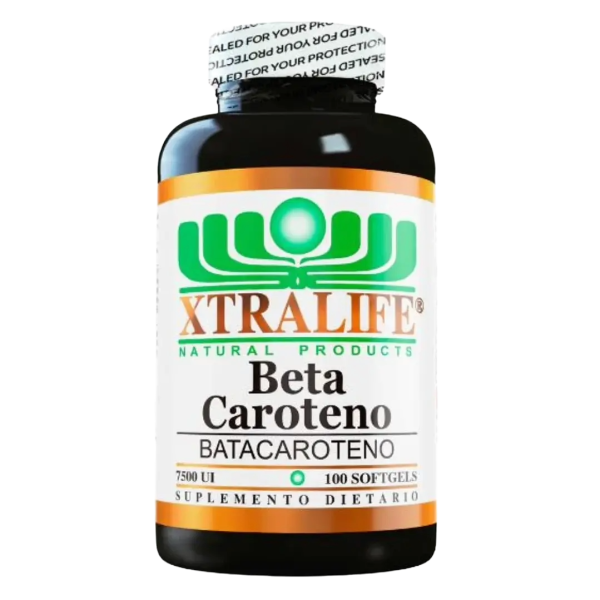 🧡 Beta Caroteno – Xtra Life Natural Products  (100 Softgels)