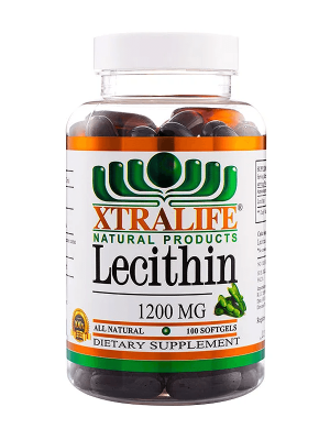 🧠 Lecithin 1200 mg – Xtralife Natural Products 100 Softgels