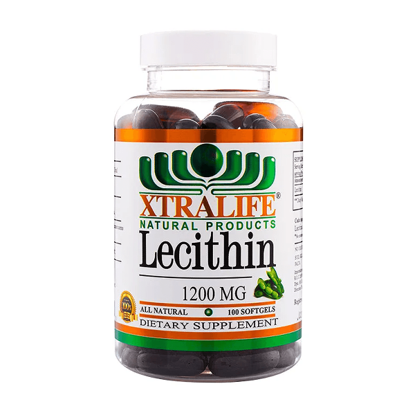 🧠 Lecithin 1200 mg – Xtralife Natural Products 100 Softgels