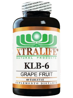 🍇 KLB-6 Grape Fruit – Xtralife Natural Products  (60 Tabletas)