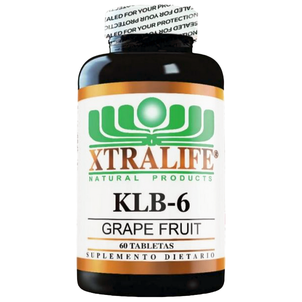 🍇 KLB-6 Grape Fruit – Xtralife Natural Products  (60 Tabletas)