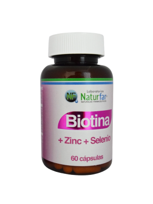 💊 Biotina + Zinc + Selenio | Laboratorio: Naturfar   (60 Caps)