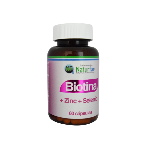 💊 Biotina + Zinc + Selenio | Laboratorio: Naturfar   (60 Caps)