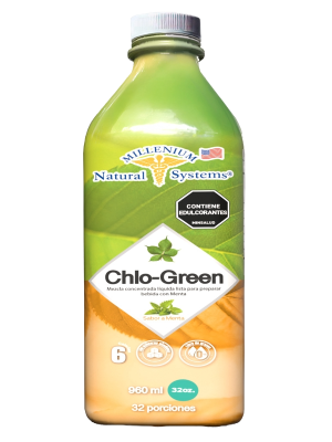 🌿 Chlo-Green Sabor a Menta | Laboratorio: Millenium Natural Systems (960 ml)
