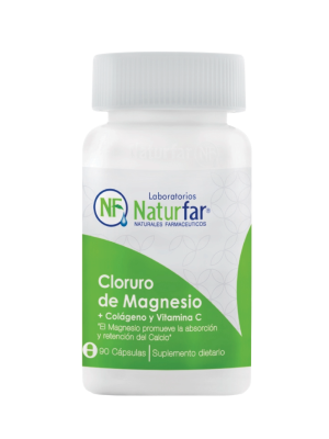 💊 Cloruro de Magnesio + Colágeno y Vitamina C | Laboratorio Naturfar  (90 Caps)