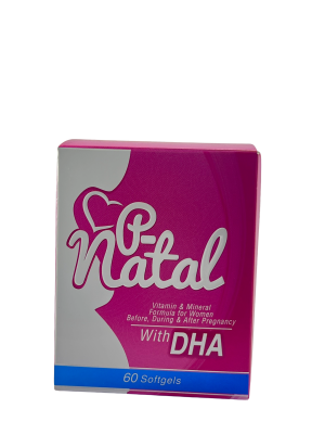 🤰 P-Natal with DHA | Laboratorio: Healthy America (60 Caps)