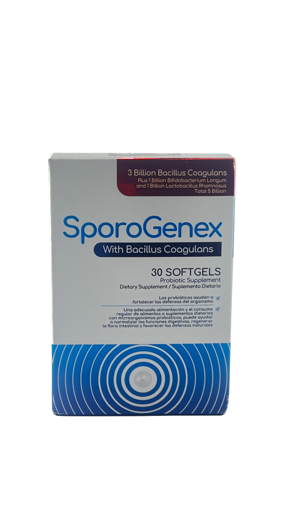 🦠 SporoGenex con Bacillus Coagulans | Laboratorio: Healthy America (30 Softgels)
