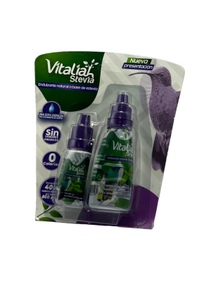 Vitaliah Stevia (Gotas y botellita) (40 ml)