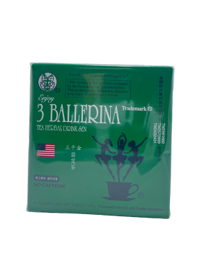 🩰 3 Ballerina Tea Herbal (30 bolsitas)