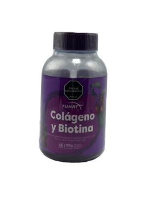 💎 Colágeno y Biotina | Funat – 45 gomitas