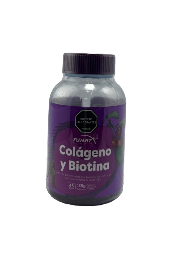 💎 Colágeno y Biotina | Funat – 45 gomitas