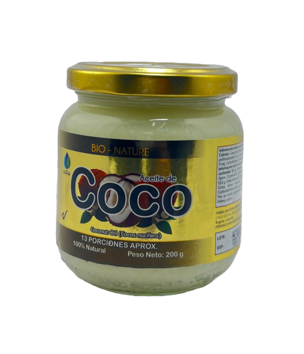 🌿 Aceite de Coco Bio-Nature (200 g)