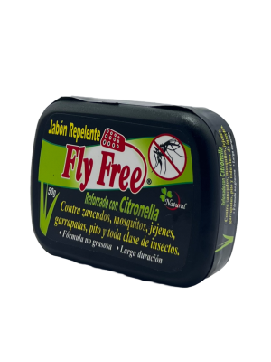 🦟 Fly Free Jabón Repelente con Citronella | Natural Freshly (50g)