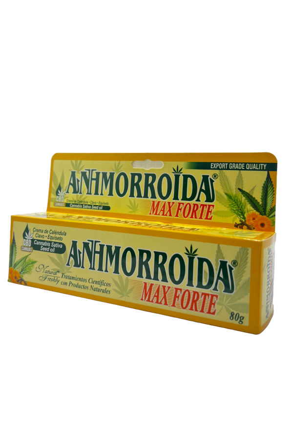 🌿 Crema Antimorroídal Max Forte | Laboratorio: Natural Freshly (80g)