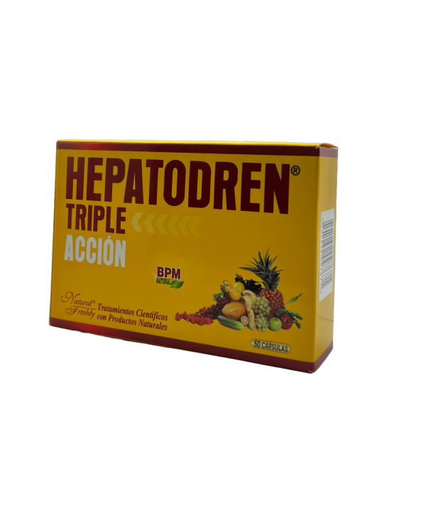 🌿 Hepatodren Triple Acción | Laboratorio: Natural Freshly (60 Caps)