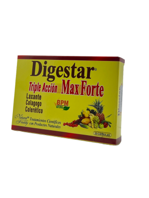 🌿 Digestar Triple Acción Max Forte | Laboratorio: Natural | Freshly 20 caps