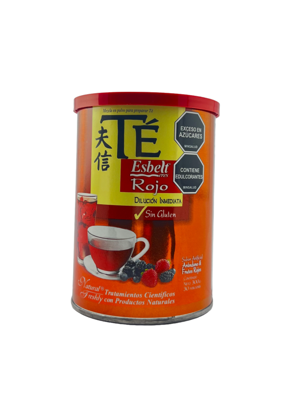 Té Esbelt Rojo – Dilución Inmediata | Sabor Frutos Rojos y Arándano • 300 g
