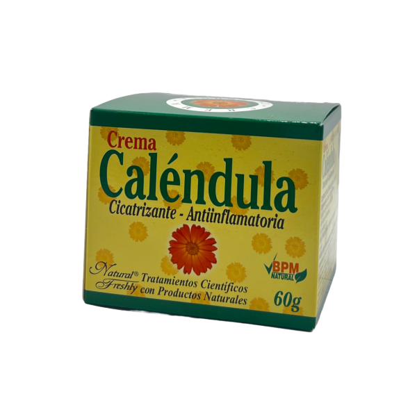 🌼 Crema Caléndula | Natural Freshly – Cicatrizante y Antiinflamatoria Natural 60g